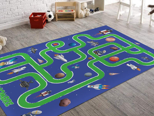 Megapixel Educational Space Track Canvas 90x120 Customizable 3