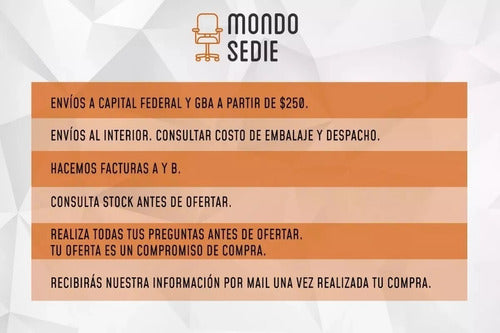 Mondo Sedie Taburete Giratorio Dentista Consultorio Neumatico Tapizado 5