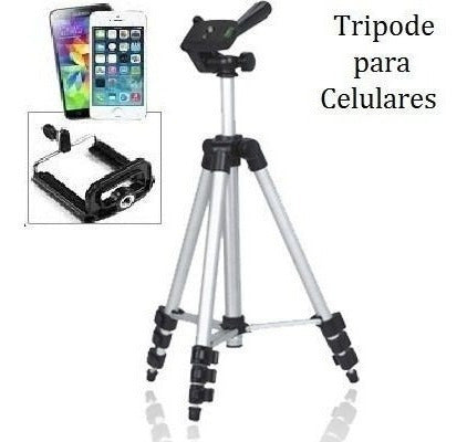 Genérica Tripode Universal Telescop. Aluminio Cámaras Soporte Celular 1