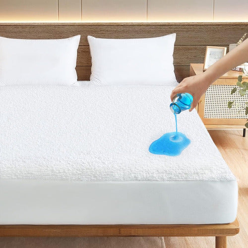 CDI Waterproof Mattress Protector 1½ Pl 90x190 with Towel 5