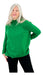 Women's Basic Solid Bremer Sweater Pullover by POPY Plus Size 4