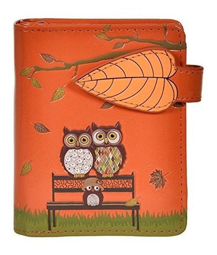 Cartera Pequeña Para Mujer De Otoño Buho Parque Banco 0