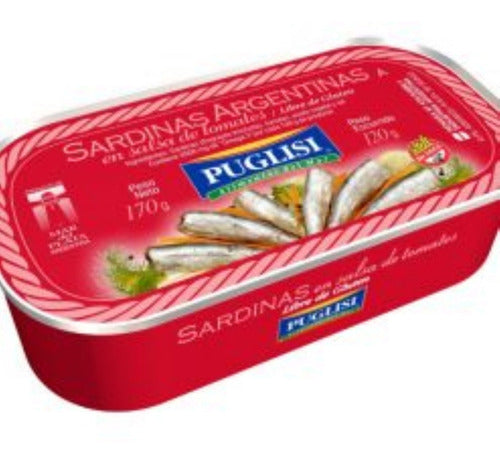 Puglisi Sardines in Tomato Sauce 6 Units x 170mL 0