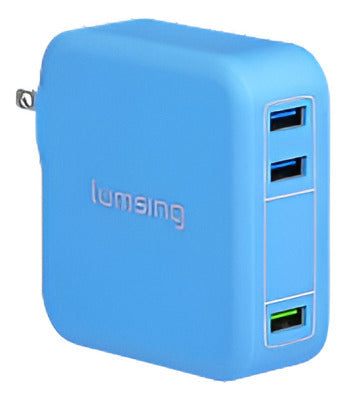 Lumsing Rápida Carga 3.0 35w 3 Puerto Cargador Plegable Taqu 1