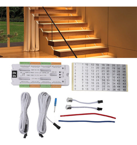 Sensor De Movimento Led Stair Light Controller Intelligent 3