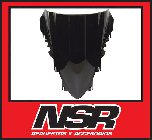 Wind Limit Double Bubble Windscreen Yamaha R1 Fz 1000 Black Polycarbonate Nsr 3