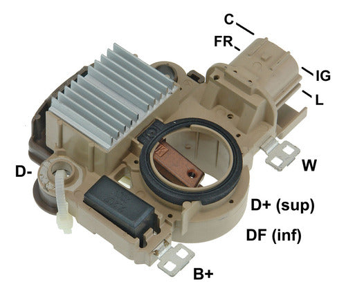 Regulador De Voltaje Compatible Con Mitsubishi Honda Civic 1