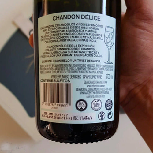 Chandon Espumante Délice 750 Ml Caja X 6 Botellas 2