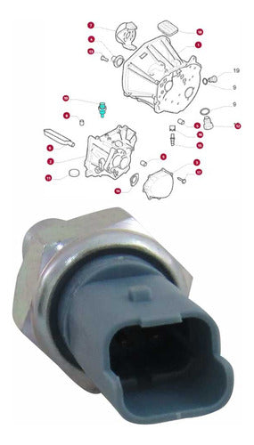 Interruptor Sensor Luz Re Peugeot Boxer 2.8 2003 9662906780 1