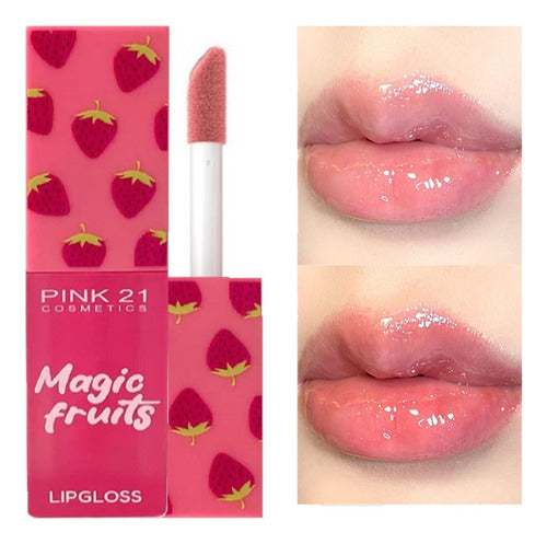 Pink 21 Lip Gloss Brillo De Labios Magic Fruits Pink 21 0