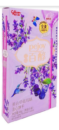 Pejoy Blueberry Cream-Filled Sticks 48g. Orig Oriental 0
