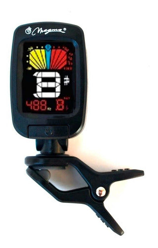 Chromatic Clip Tuner Wst409a for Guitar, Bass, Ukulele 1