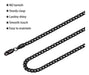 Waitsoul Black Chain Necklace for Men and Women 5