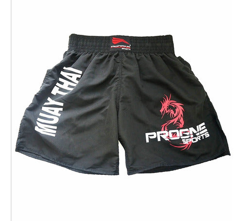 Calção Short Muay Thai Orient - Progne - Masculino - Preto 1