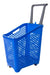 Distriplast Supermarket Cart Plastic With Wheels 65L Fixed Handle 1