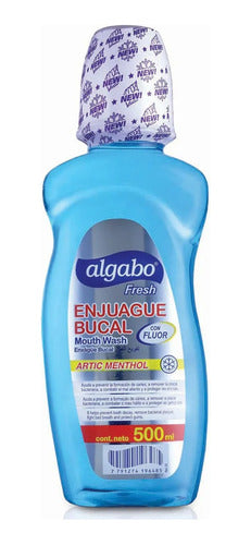 Algabo Enjuague Bucal Artic Menthol 500ml X 3u 1