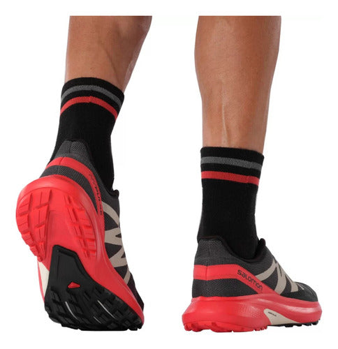 Salomon Men's Hypulse Black with Red 7