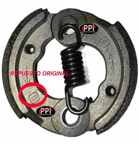 Embrague Desma Echo Srm4605 2 Zapatas + Resorte Original 1