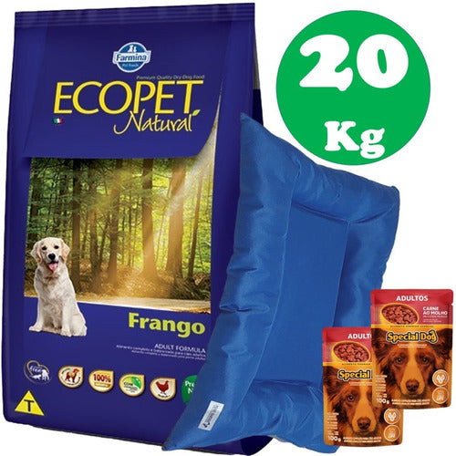 Ecopet Natural Adult 20kg + Free Gifts 0