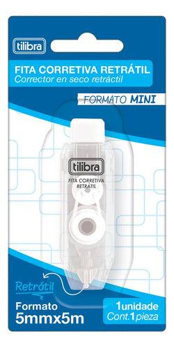 Fita Corretiva Retrátil Tilibra - 5mx5mm 0