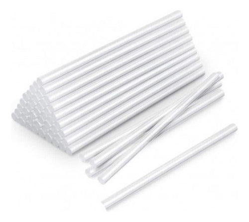 Melatine Plastic Adhesive Rods 7.2 X 300mm, 10 Units 1