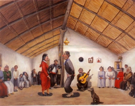 Gauchos El Gayo - Florencio Molina Campos - Lámina 45x30 Cm. 0