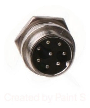 Ranger DIN Male Connector 8 Pin Yaesu Alinco Kenwood 0