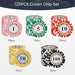 Luobao 14 Gram Clay Premium Poker Numbered Chips 3