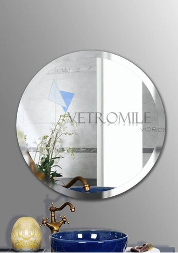 Vetromile Round Circular Mirror 50cm Beveled 1