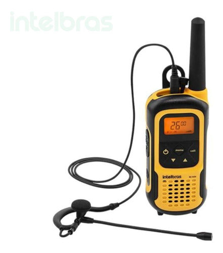 2 Fone Ouvido Original Microfone Hc20 Rádio Rc4000 Intelbras 7