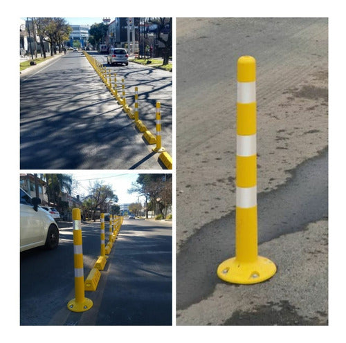 Bienprotegido. Flexible Delineator Post 75cm Bicycles Lane 0