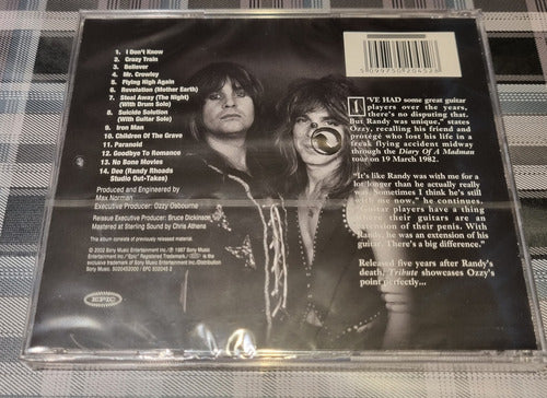 Ozzy Osbourne / Randy - Tribute - Cd Europeo Nuevo 1