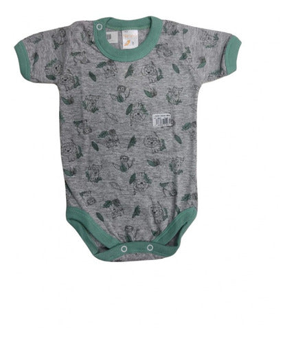 Baby Short Sleeve Printed Bodysuit 0