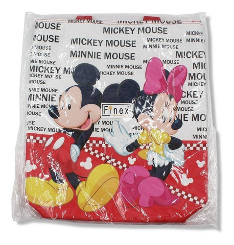 Finex Mickey Mouse Y Minnie Mouse Bolso De Mano Reutiliza 1