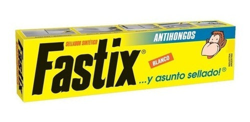 Fastix Sellador Sintetico De Silicona Antihongos 9gr Blanco 0