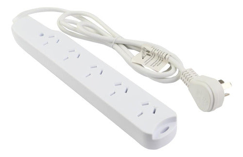 Electric Power Strip 5 Outlets Extension Cord 1.5 Meters 1