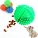 Mercadoflash Pet Ball Sonora with Whistle and Translucent Silicone Texture 2