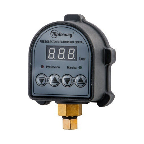 Prelex Digital Adjustable Digital Pressure Switch 0-10 Bar - Single Phase 0