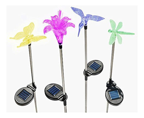 Solaration Kb1041 Garden Stake Lights, Hummingbirds 0