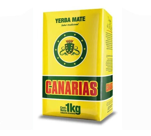 Canarias Yerba Mate 1kilo Pack X10un - Barata La Golosineria 0