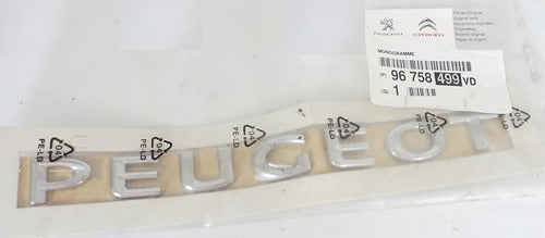 Peugeot Monogram Badge - Rear Tailgate for Peugeot 308 1