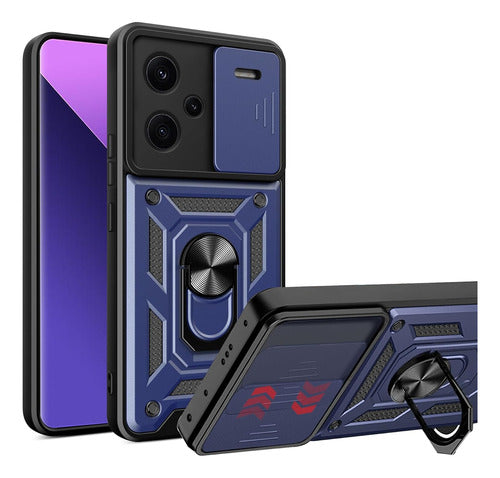 Rigid Case with Ring and Cover for Xiaomi Redmi Note 13 Pro Plus 0