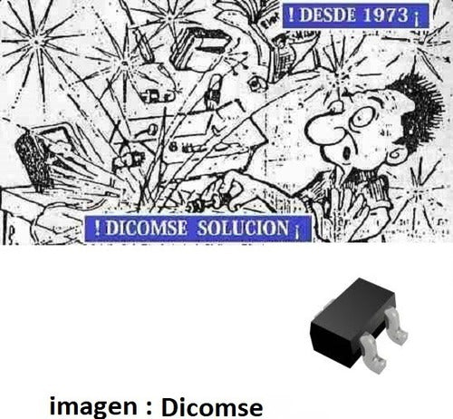 Smd 5dw     5d Pnp 0.5a 45v .250wsot-23 X  10 Unid 0