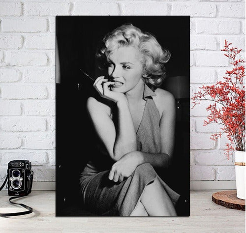 Decorative Canvas Art Panel 60x90cm Marilyn Monroe Antique Photo M2 0