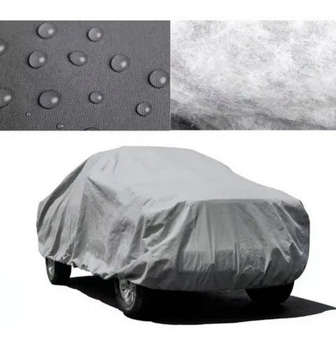 VW Virtus Waterproof Three-Layer Car Cover 3