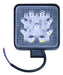 Lux Led Universal Square 27 Watts Amber LED Light 12V/24V - Spot Beam 1