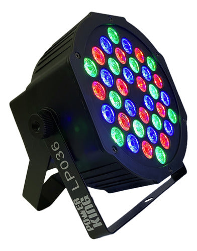 Tacho Par Led Dmx Lp036 Rgb 36 Led X 1w Reales 0