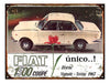 Club del Poster Vintage Fiat 1500 Coupe 1967 Metal Sign 0