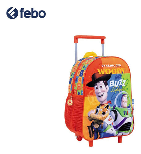 Disney Toy Story Children’s Backpack with Trolley 30cm Red 43156 1