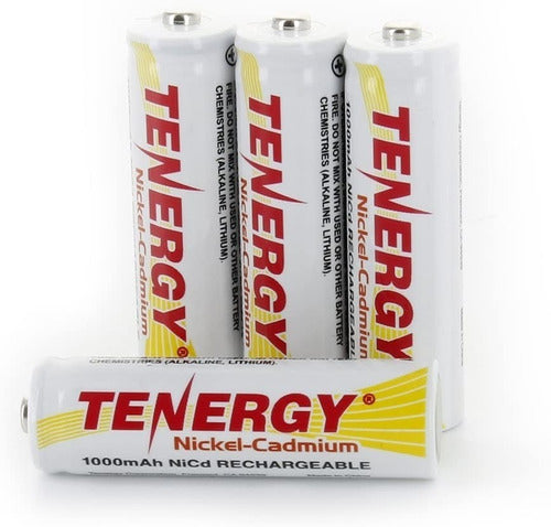 Tenergy Rechargeable NiCd AA Battery 1000mAh (4 Pack) 0